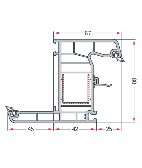 Sill Frame Profile EN711