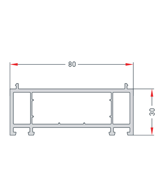 30x80 Extension Profile EN112